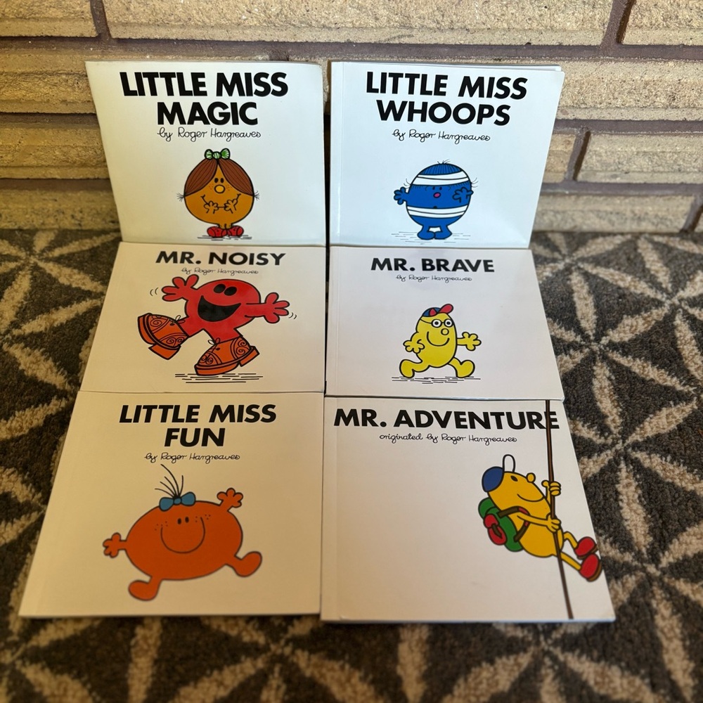 2016 - "Little Miss" and "Mr" Books - 6 - Sanrio Character Books - Young Readers